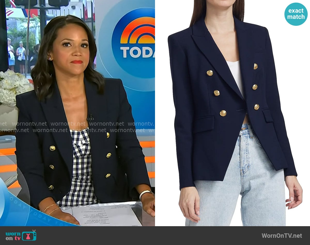 Laura’s navy blazer on Today