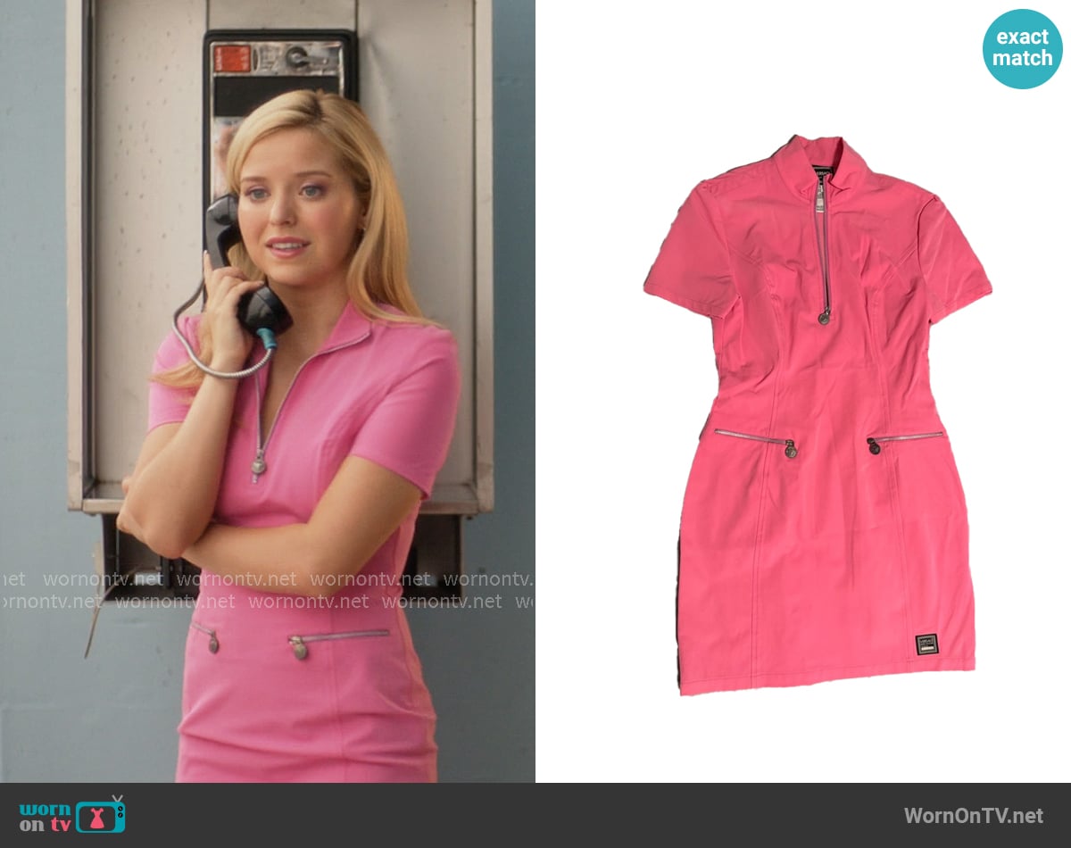 Versace Vintage Mini Dress worn by Elle Woods (Lexi Minetree) on Elle