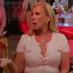 Vicki’s pink sequin mini dress on The Real Housewives of Orange County