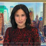 Vicky’s red leopard dress on NBC News Daily