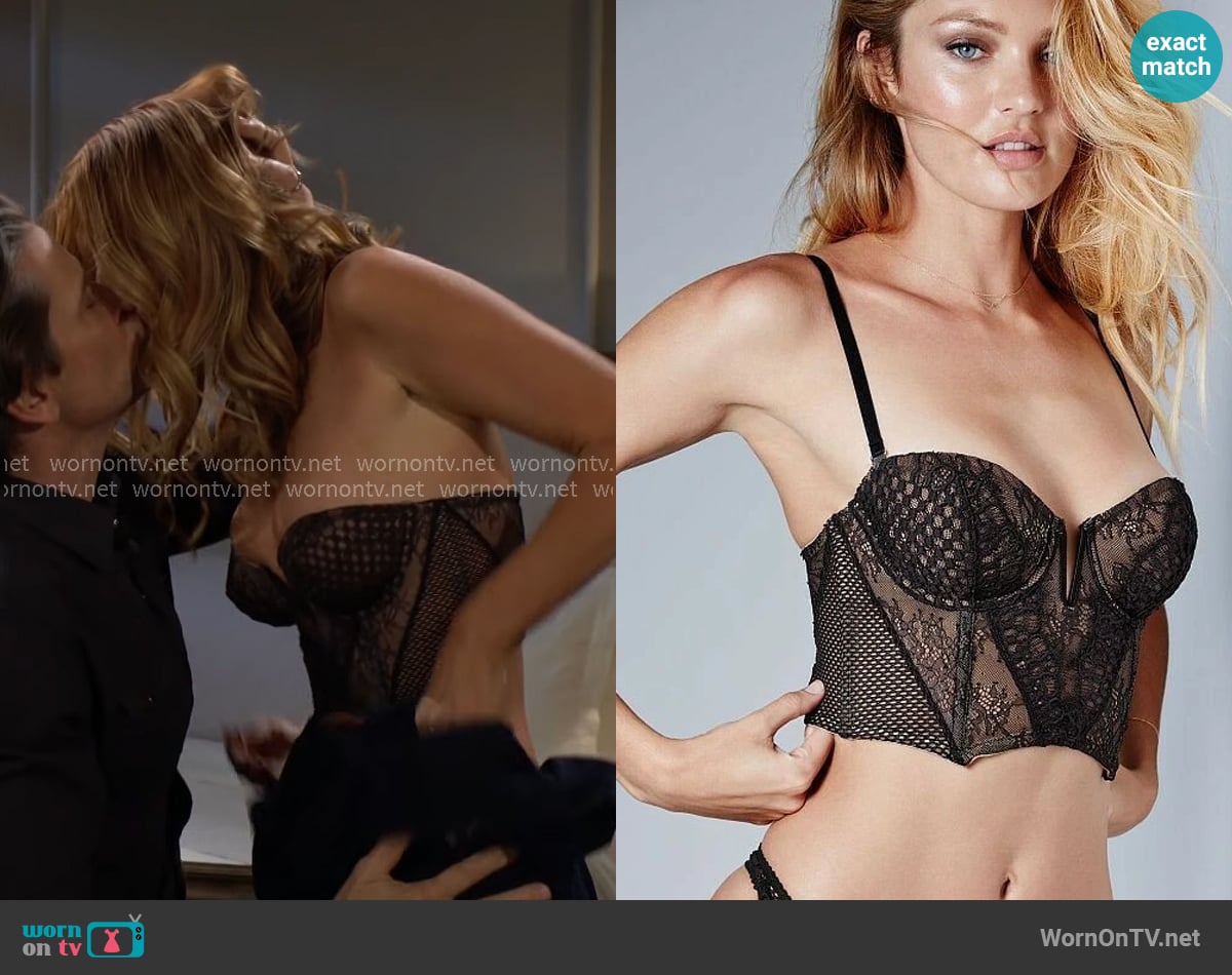 Victorias Secret V-notch Push up Corset Bra worn by Phyllis Summers (Michelle Stafford) on The Young and the Restless