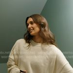 Whitney’s white oversized sweater on In The City