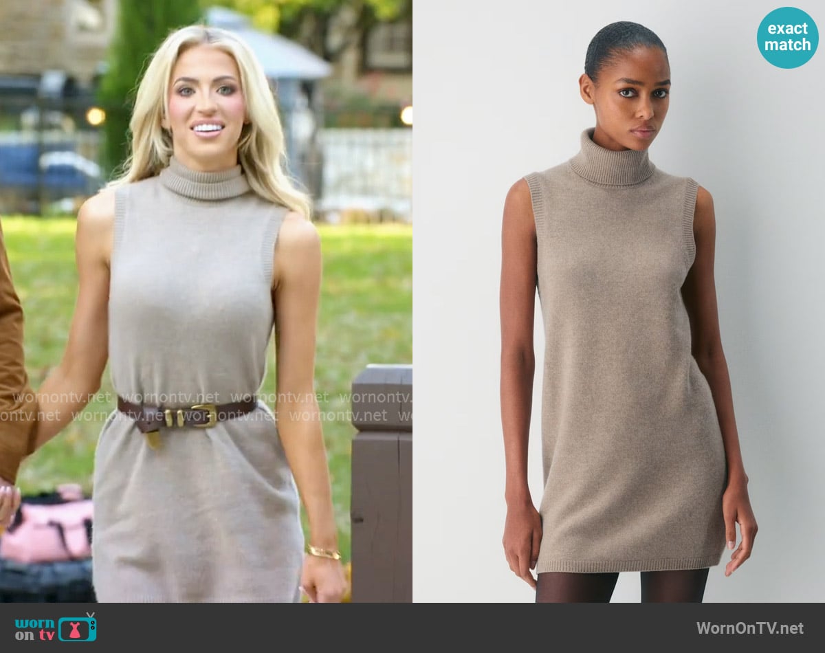 Wilfred Essential Wool Cashmere Outline Dress worn by Allie Eklund on The McBee Dynasty Real American Cowboys