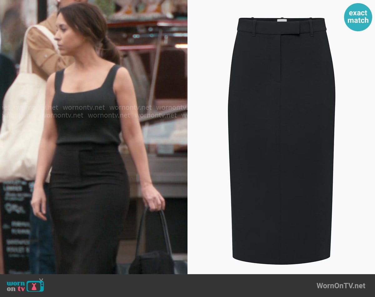 Wilfred Riviera Pencil Skirt worn by Chelsea Martin (Lacey Chabert) on Paris is Always a Good Idea