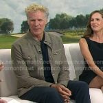 Will Ferrell's western suede shirt jacket on Today