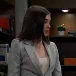Willow’s herringbone suit on General Hospital