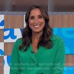 Yasmin's green blouse on NBC News Daily