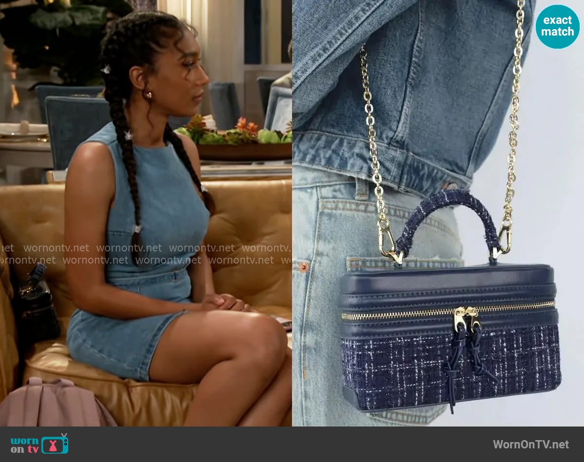 Zara Rigid Bag worn by Samantha Richardson (Najah Jackson) on Beyond the Gates