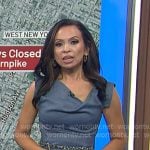 Adelle’s grey cowl neck sheath dress on Today Adelle’s grey cowl neck sheath dress on Today