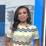 Adelle’s wavy stripe crochet dress on Today Adelle’s wavy stripe crochet dress on Today