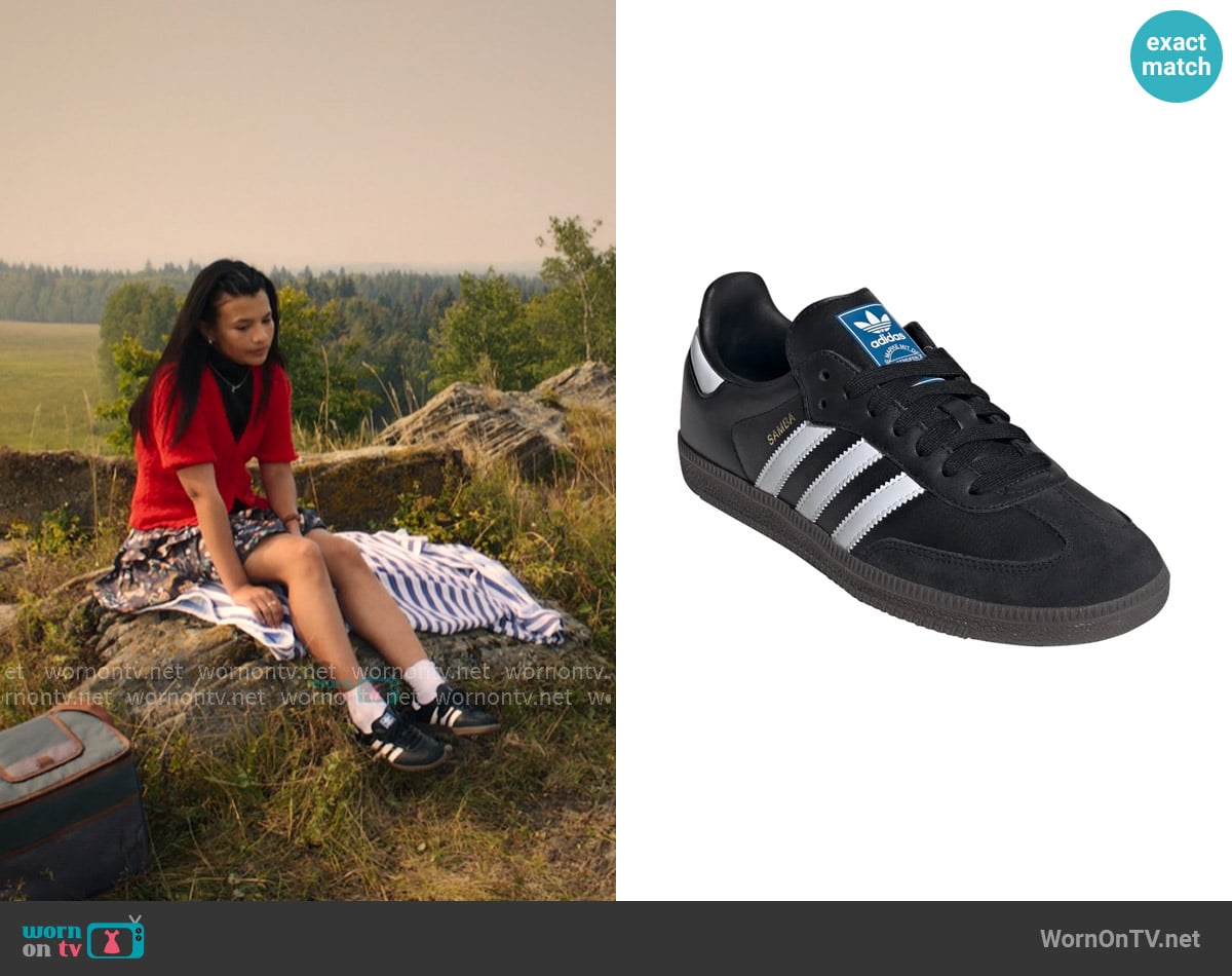 Jackie's Adidas shoes