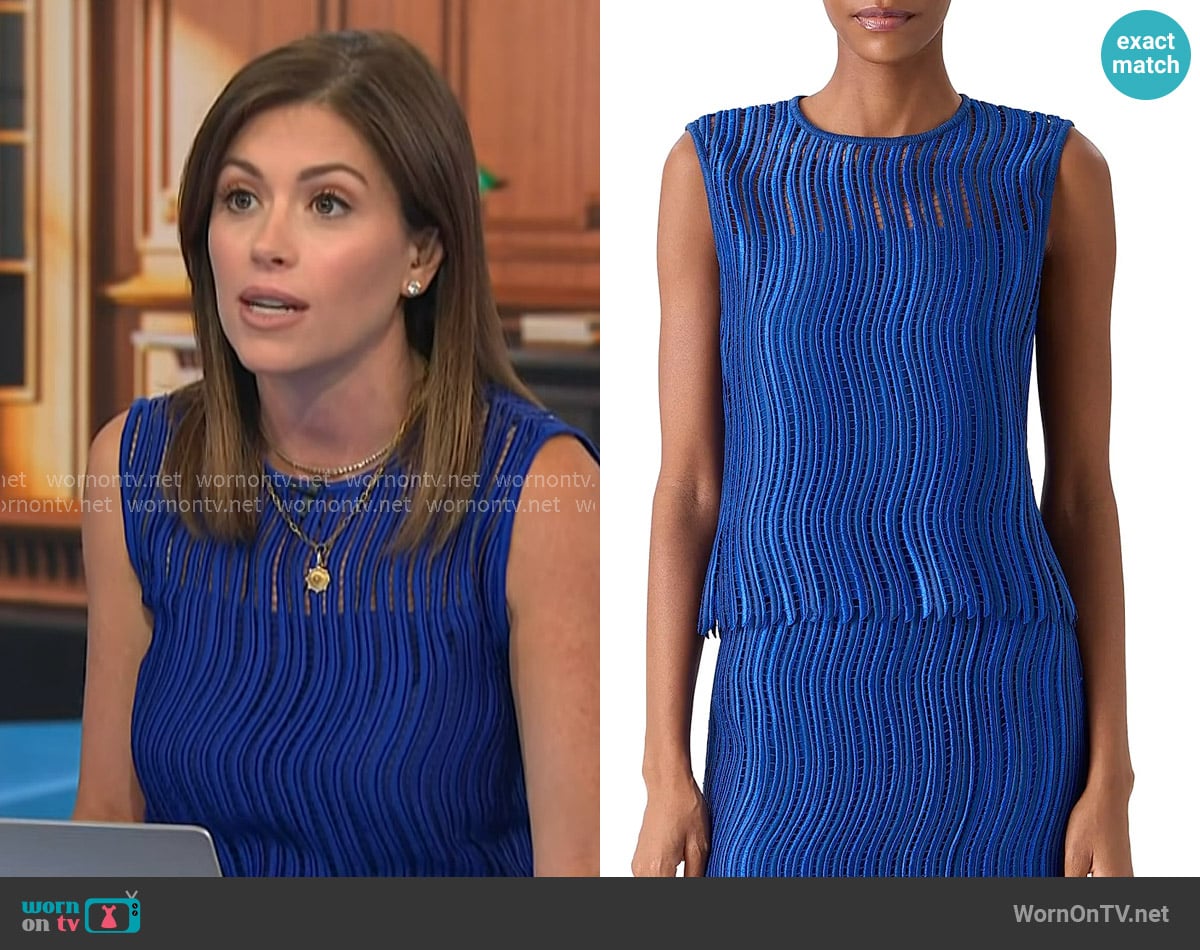 Chloe Melas's Akris top Chloe Melas's Akris top