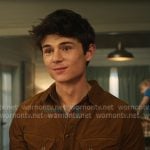 Alex’s brown western shirt on My Life with the Walter Boys