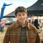 Alex’s green striped shirt and suede jacket on My Life with the Walter Boys Alex’s green striped shirt and suede jacket on My Life with the Walter Boys