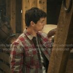 Alex’s plaid overshirt on My Life with the Walter Boys Alex’s plaid overshirt on My Life with the Walter Boys