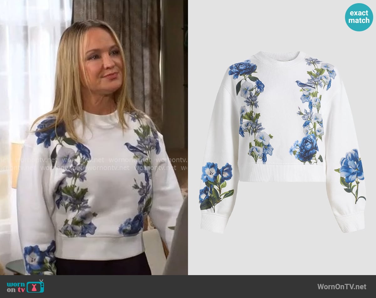 Sharon's Alice + Olivia sweatshirt