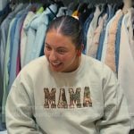 Alli’s MAMA camo sweatshirt on The McBee Dynasty Real American Cowboys Alli’s MAMA camo sweatshirt on The McBee Dynasty Real American Cowboys