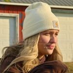 Alli's white beanie on The McBee Dynasty Real American Cowboys Alli's white beanie on The McBee Dynasty Real American Cowboys