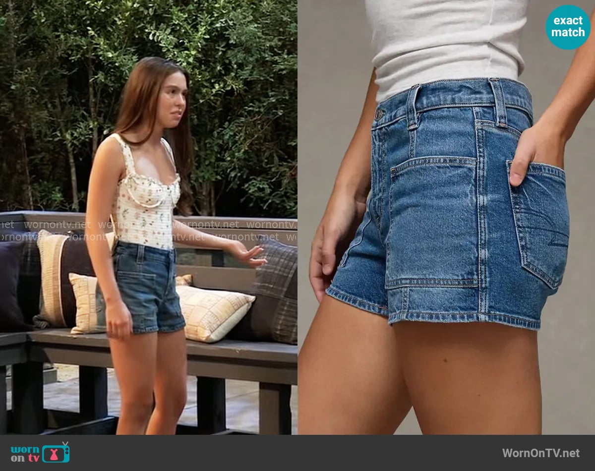 Scout's American Eagle shorts