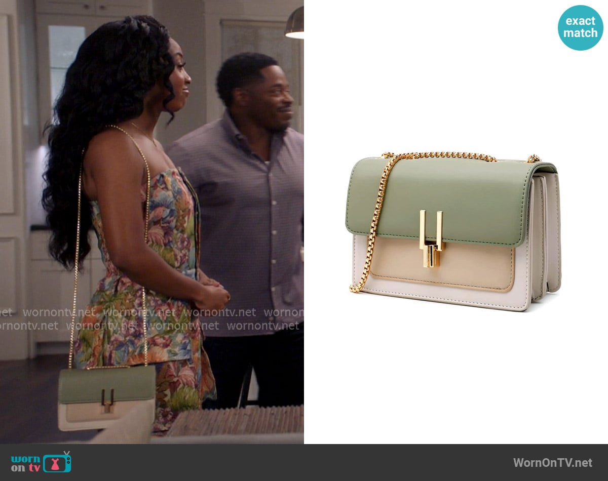 AMHDV Small Shoulder Chain Bag worn by Amina Simms (Alexis Chikaeze) on All American