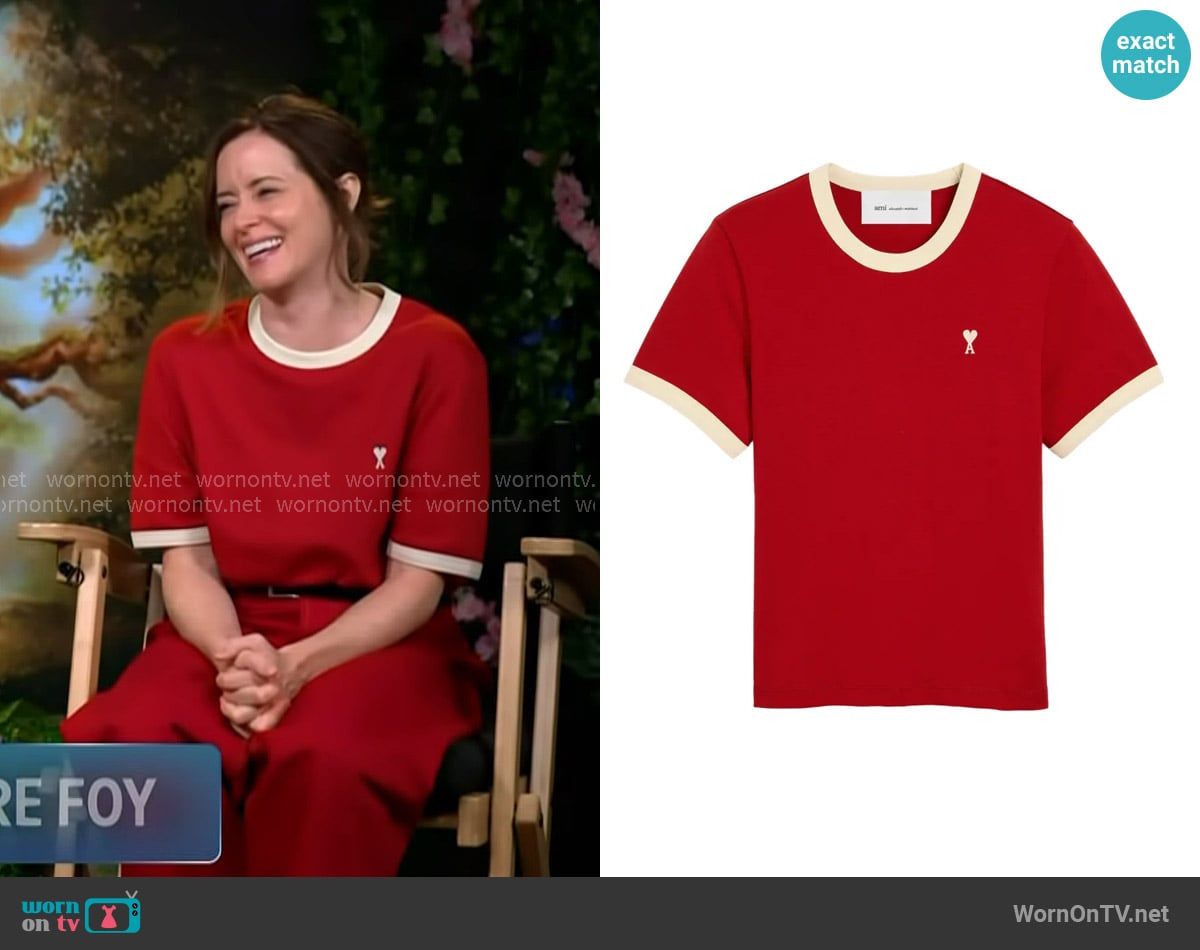 Claire Foy's Ami Paris top
