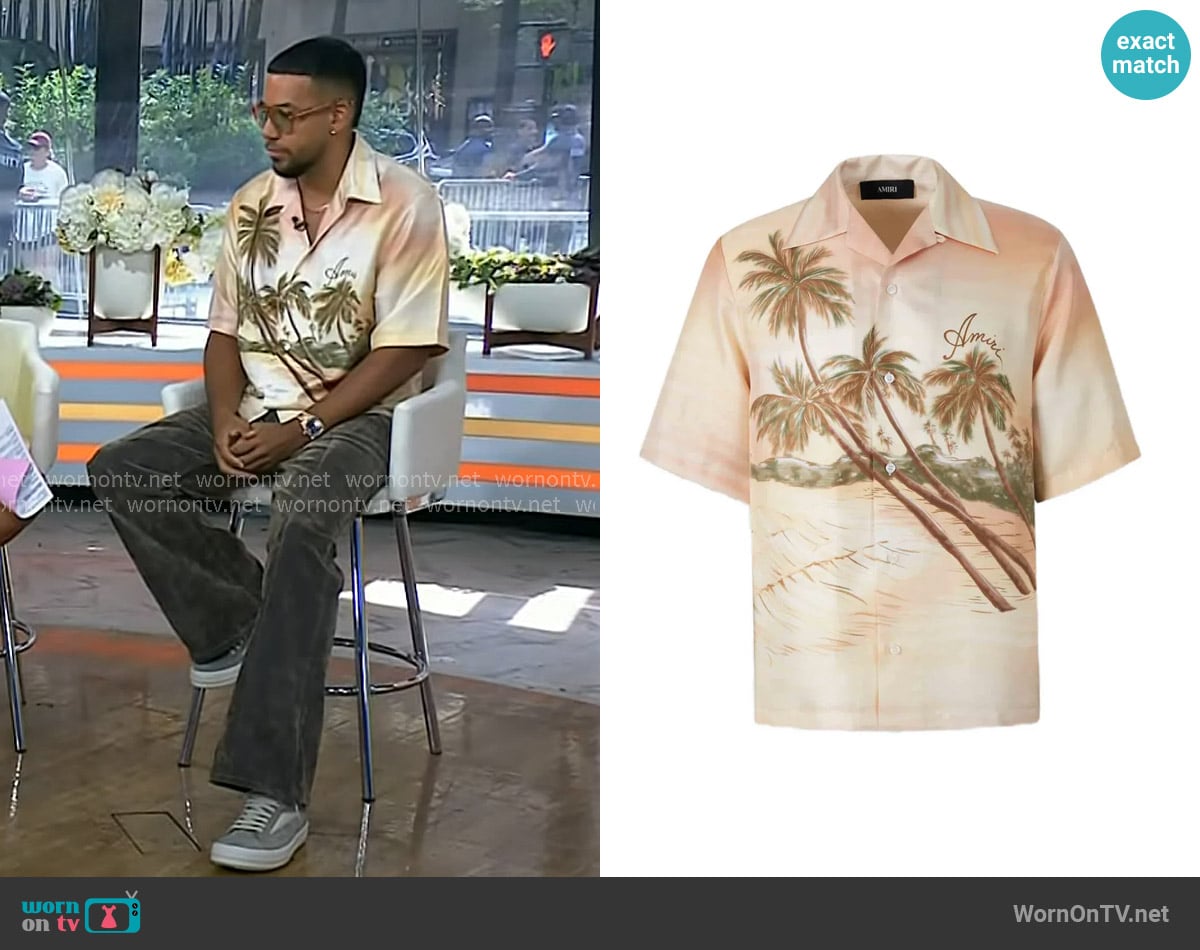 Romeo Santos's Amiri shirt Romeo Santos's Amiri shirt