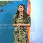 Angie Lassman’s abstract print maxi dress on Today