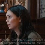 Annabelle’s green striped cardigan on Paris is Always a Good Idea Annabelle’s green striped cardigan on Paris is Always a Good Idea