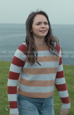 Annabelle's striped knit sweater on Paris is Always a Good Idea