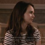 Annabelle’s white striped tee on Paris is Always a Good Idea Annabelle’s white striped tee on Paris is Always a Good Idea