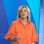 Anne’s orange shirtdress on Today Anne’s orange shirtdress on Today