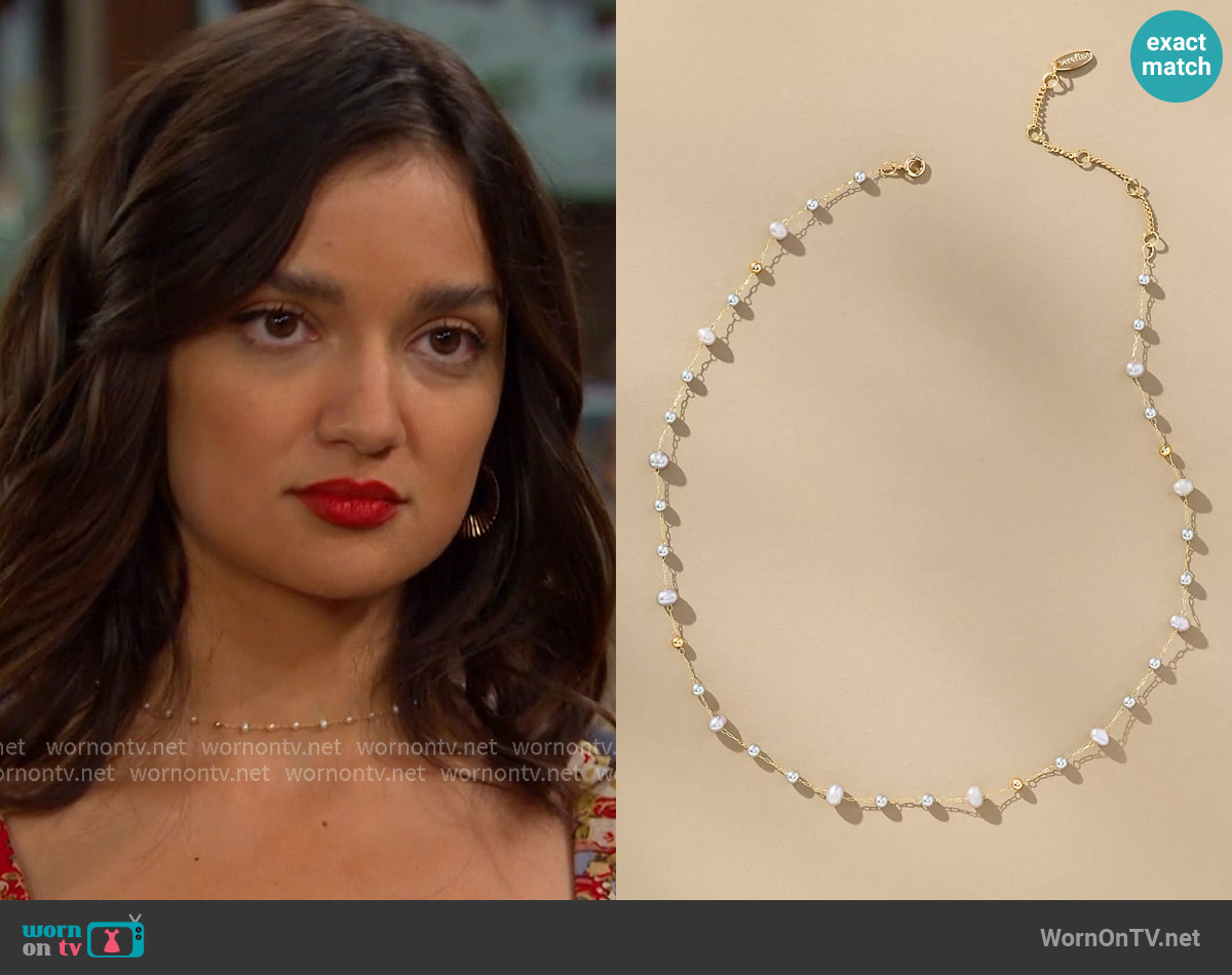 Ari's Anthropologie necklace