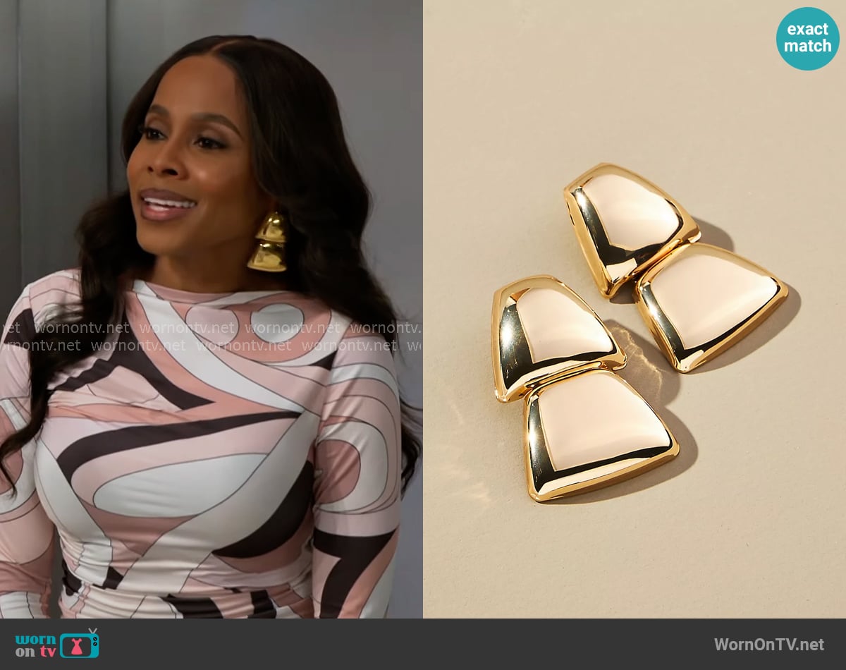 Hayley's Anthropologie earrings