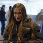 Ariana’s black padded jacket on Next Gen NYC Ariana’s black padded jacket on Next Gen NYC