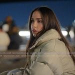 Ariana’s padded jacket on Next Gen NYC Ariana’s padded jacket on Next Gen NYC