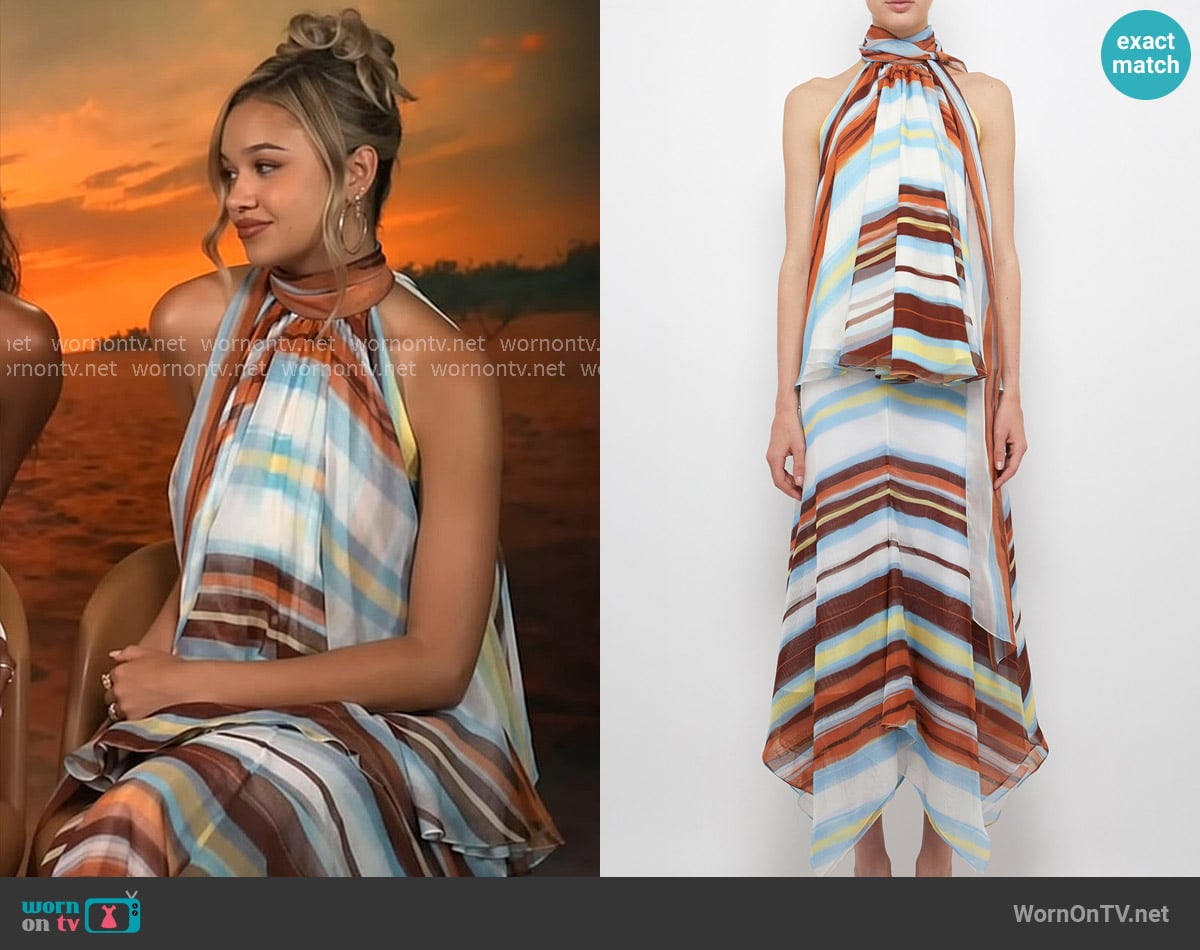 Madison Bailey's Atelier Prabal Gurung top Madison Bailey's Atelier Prabal Gurung top