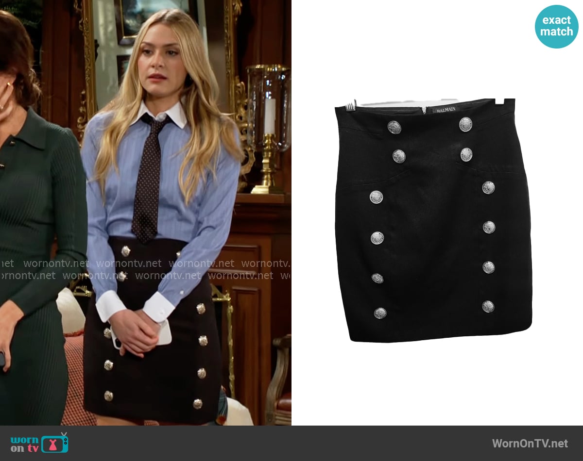 Claire's Balmain skirt Claire's Balmain skirt