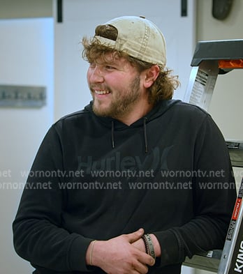 Brayden's black hoodie on The McBee Dynasty Real American Cowboys