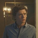 Bret’s blue button down shirt on The Shards