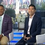 Brian Cheung's white sneakers on Today Brian Cheung's white sneakers on Today