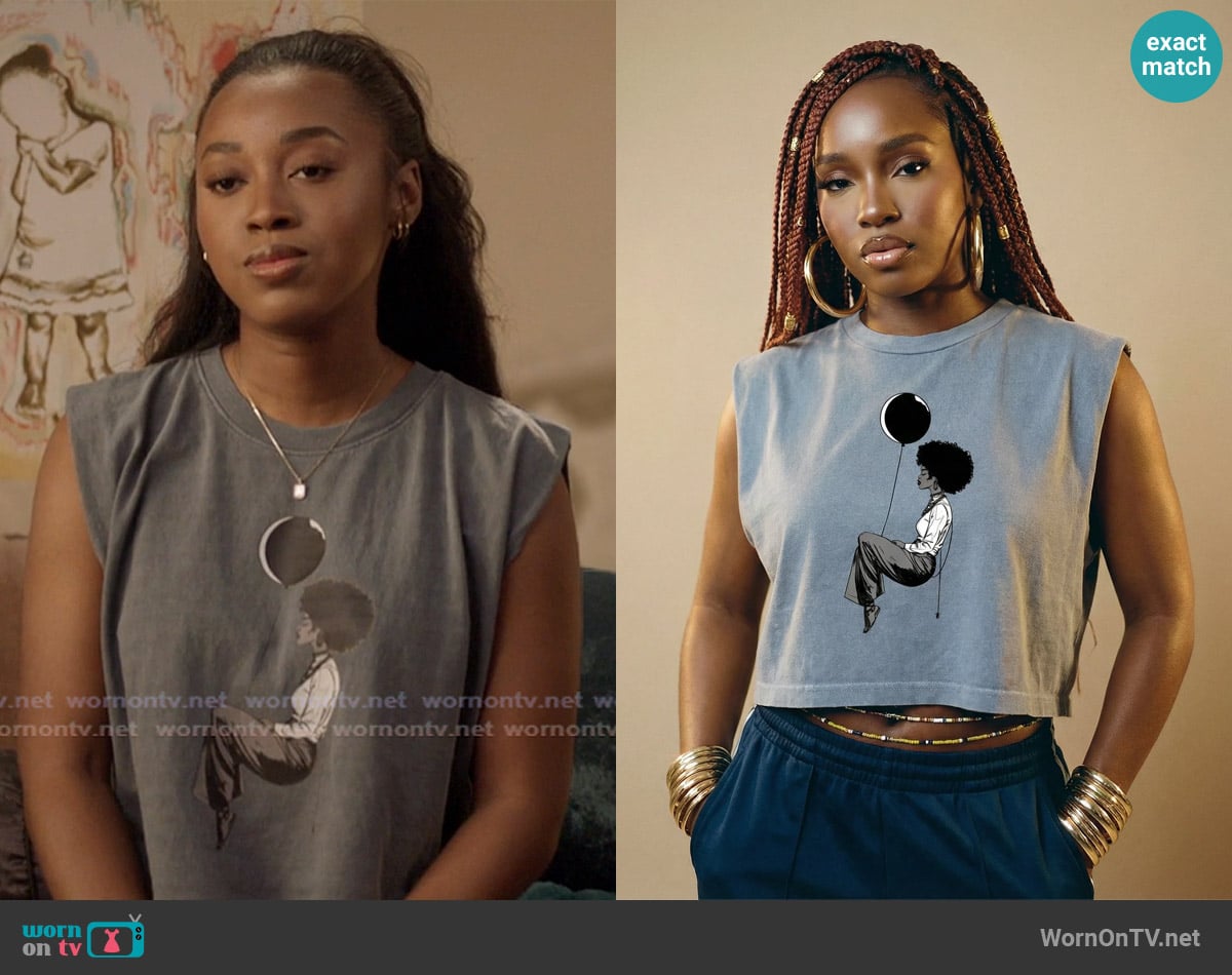 Amina's Bware x Brand top Amina's Bware x Brand top