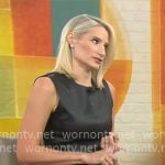 Caroline Polisi’s black floral pencil skirt on CBS Mornings Caroline Polisi’s black floral pencil skirt on CBS Mornings