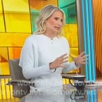 Caroline Polisi’s light blue long sleeved dress on CBS Mornings Caroline Polisi’s light blue long sleeved dress on CBS Mornings