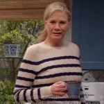 Carol’s wavy’ stripe sweater on Leanne Carol’s wavy’ stripe sweater on Leanne