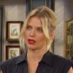 Cat’s pleated wrap dress on Days of our Lives Cat’s pleated wrap dress on Days of our Lives