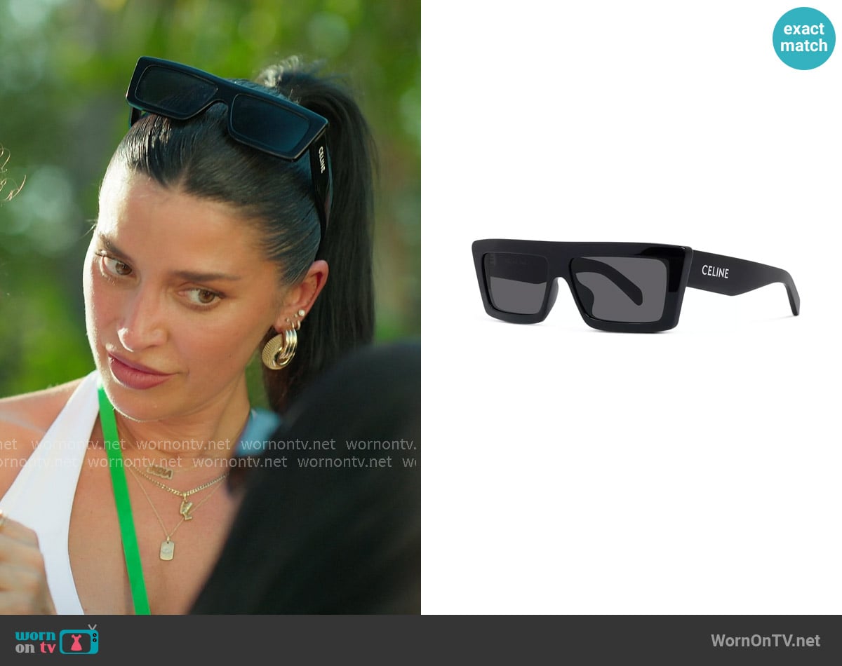 Celine Monochroms Rectangular Sunglasses worn by Nicole Williams-English on The Girls A Khloe Kardashian Project Celine Monochroms Rectangular Sunglasses worn by Nicole Williams-English on The Girls A Khloe Kardashian Project