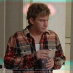 Charlie’s red plaid shirt on Next Gen NYC Charlie’s red plaid shirt on Next Gen NYC