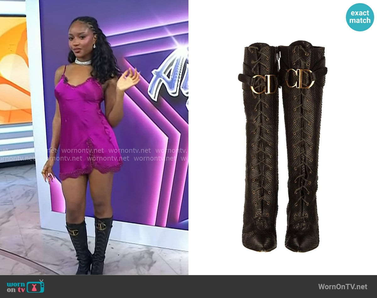 Ayra Starr's Christian Dior shoes