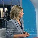 Christine Romans’ grey blazer and cropped pants on Today