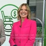 Christine’s pink blazer on Today Christine’s pink blazer on Today